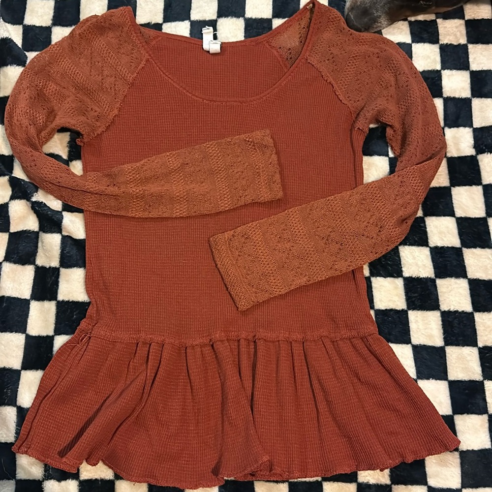 We the Free Peplum Top